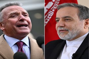 وزير الخارجية الإيراني عباس عراقجي والمبعوث الأميركي إلى الشرق الأوسط ستيف ويتكوف