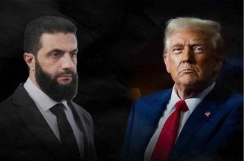 الرئيس الأميركي دونالد ترامب والرئيس السوري أحمد الشرع