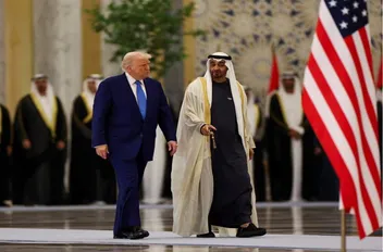الرئيس الأميركي دونالد ترامب يلتقي رئيس دولة الإمارات العربية المتحدة الشيخ محمد بن زايد آل نهيان