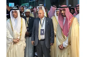 جانب من مشاركة البكار في أعمال المؤتمر