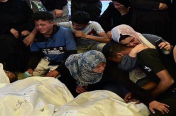 وداع الشهداء في غزة