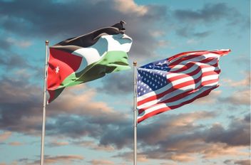 علما الأردن والولايات المتحدة الأميركية