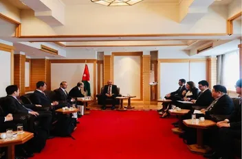 من لقاءات وزير الخارجية أيمن الصفدي في اليابان
