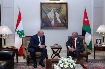 جلالة الملك عبدﷲ الثاني والرئيس اللبناني جوزاف عون يعقدان مباحثات في قصر بسمان