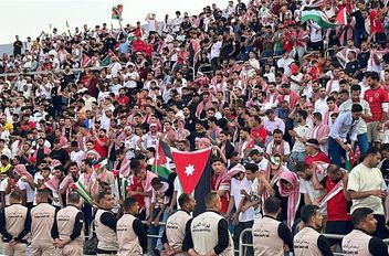 منتخب النشامى يحتفل بالتأهل إلى كأس العالم
