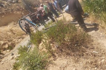 جانب من مصادرة مضخات تُستخدم بشكل مخالف في تعبئة صهاريج المياه