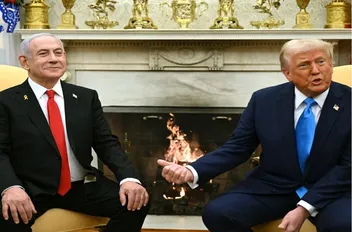 الرئيس الأميركي دونالد ترامب ورئيس الوزراء الإسرائيلي بنيامين نتنياهو