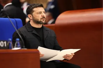 الرئيس الأوكراني فولوديمير زيلينسكي
