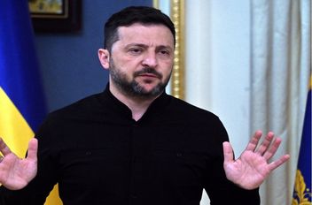 الرئيس الأوكراني فولوديمير زيلينسكي
