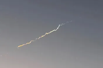 الجيش الإسرائيلي قال إنه اعترض الصاروخ
