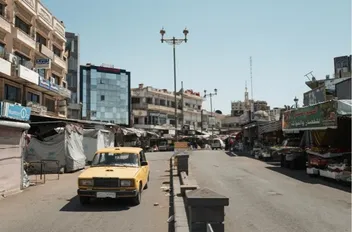 مركز مدينة السويداء في جنوب سوريا