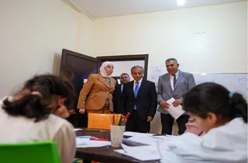 حسّان يتفقد جمعية رعاية الطفل الخيرية في لواء البادية الشمالية الشرقية