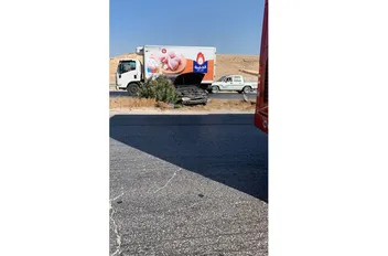حادث سير على مثلث عرنوس