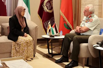 الحنيطي يستقبل سفيرة بروناي دار السلام