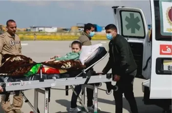 وصول عدد من الأطفال الغزيين إلى الأردن
