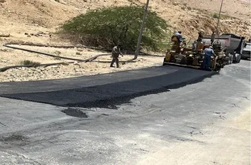 معالجة مؤقتة لهبوط على طريق الموجب