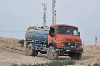 الصهريج الذي تم ضبطه
