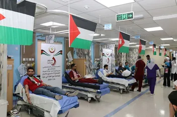 حملة تبرع بالدم في "التخصصي" دعماً لأهل غزة