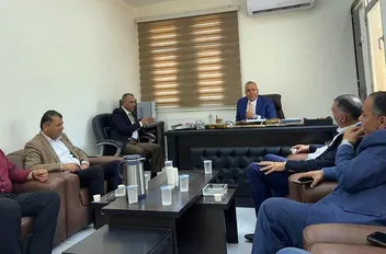 محافظ مادبا يتفقد الخدمات في بلدية جرينه