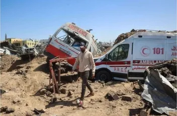 الصليب الأحمر: تضرر المنشآت الطبية بغزة غير مقبول