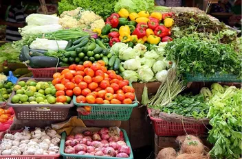 مجموعة من الخضار
