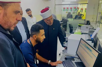قاضي القضاة يتفقد سير العمل بالمحكمة الإبتدائية الشرعية بمادبا