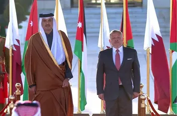 أمير دولة قطر يزور الأردن الأربعاء

