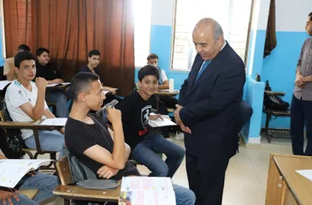 وزير التربية يتفقد مدارس إربد وبني عبيد ويوجه بحزمة مشاريع تطويرية