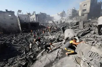 قصف إسرائيلي متواصل على مدينة غزة
