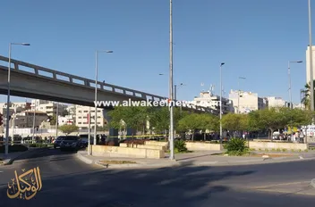 الامن يتعامل مع حقيبة مشبوهة على دوار صويلح