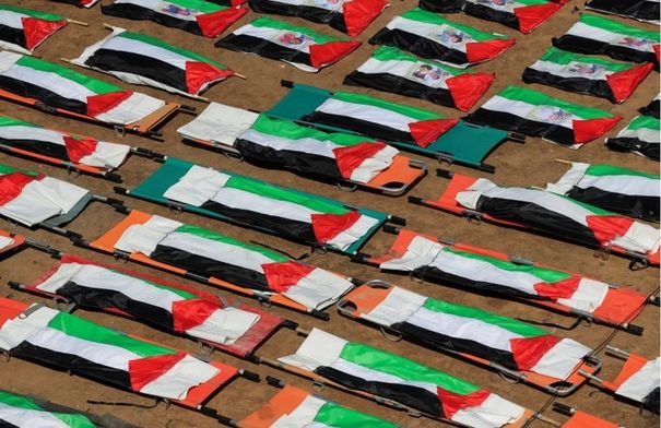 عاجل 112 شهيد .. قطاع غزة يشهد أكبر جنازة في التاريخ الفلسطيني المعاصر #عاجل 