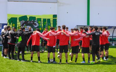 منتخب الناشئين يختتم استعداداته لمواجهة تونس