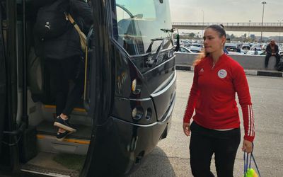 وصول بعثة سيدات الجزائر إلى القاهرة