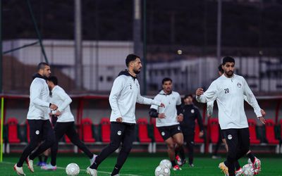 منتخب مصر يتدرب بملعب تغازوت استعداداً لمواجهة كوت ديفوار