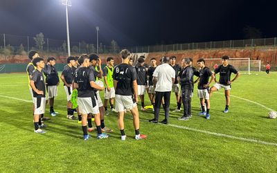 منتخب الناشئين يواصل تدريباته استعدادًا لمواجهة كوت ديفوار في كأس الأمم الأفريقية