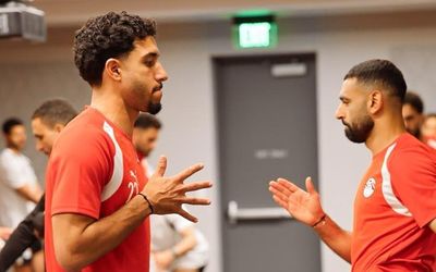 تدريبات استشفائية وبدنية للاعبي منتخب مصر بفندق الإقامة 