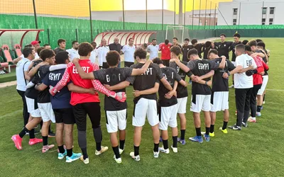 منتخب الناشئين يستأنف تدريباته استعدادًا لمواجهة تنزانيا بنصف نهائي أمم أفريقيا 