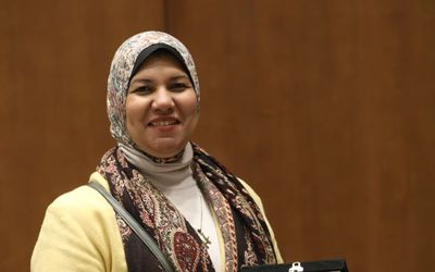 هيام بركة مقيمًا لحكام مباراة تونس والسنغال