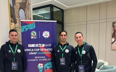 طاقم مصري يدير افتتاح تصفيات شمال أفريقيا للناشئين  