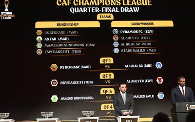 الأهلي يواجه الترجي وبيراميدز يصطدم بالجيش الملكي في ربع نهائي دوري أبطال أفريقيا