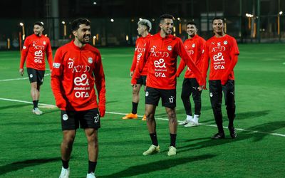  منتخب مصر يواصل تدريباته بمركز المنتخبات الوطنية استعداداً لأمم أفريقيا 