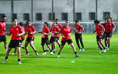 منتخب مصر للشابات يؤدي تدريبه الصباحي استعداداً لنهائي بطولة شمال أفريقيا تحت 20 سنة