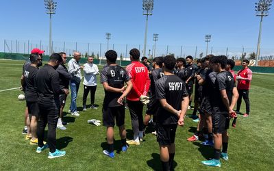 وليد درويش يحفز لاعبي منتخب الناشئين.. وحسين عبد اللطيف يؤكد أهمية تخطى إثيوبيا 