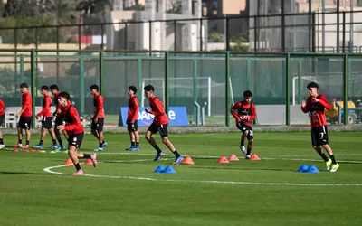 منتخب الناشئين يختتم تدريباته استعداداً لمواجهة الجزائر ودياً 