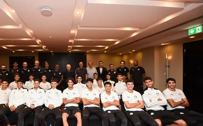 أبوريدة يؤازر المنتخب الوطني تحت 17 عامًا قبل انطلاق المونديال 