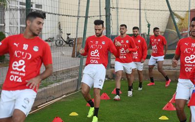 منتخب مصر المشارك في كأس العرب يواصل تدريباته استعدادًا لمواجهة البحرين