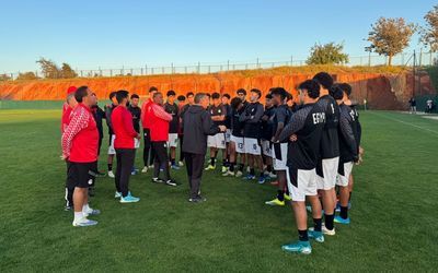 منتخب الناشئين يختتم تدريباته استعدادًا لمواجهة المغرب في كأس أمم أفريقيا 