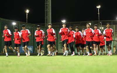 المران الأول لمنتخب العراق استعدادًا لوديتى مصر