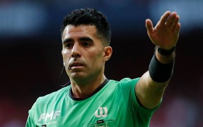 طاقم حكام مكسيكي لودية المنتخب الوطني والبرازيل 