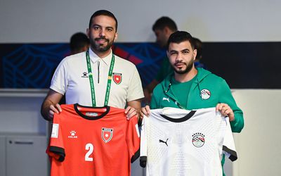 منتخب مصر المشارك في كأس العرب بالزي الأبيض أمام الأردن غدًا